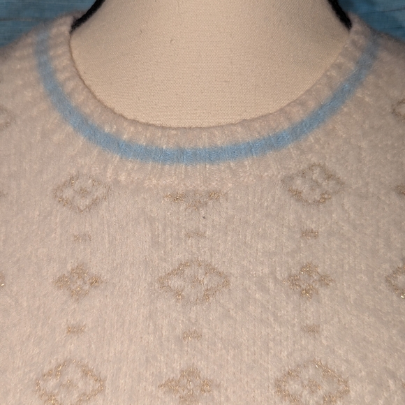 Torrid Cream Patterned Women's Sweater - Picture 4 of 6